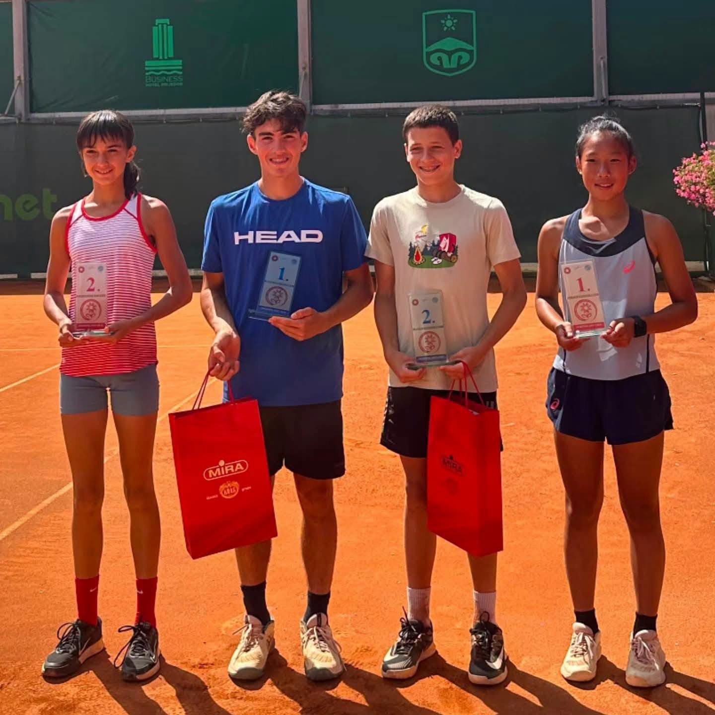 Finalisti Tennis Europe U16 turnira u Prijedoru