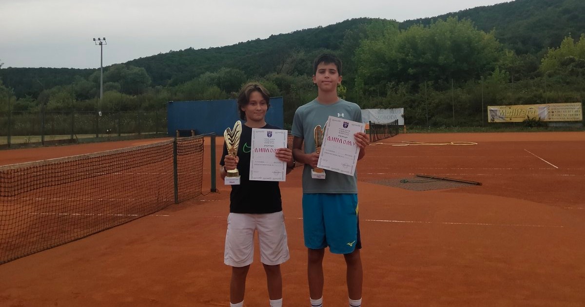 Pobjednik i finalista Otvorenog prvenstva Novog Grada do 14 godina na terenima TK Sloboda